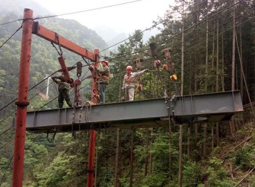 五指山索道运输安装是如何实现缆车修建的?